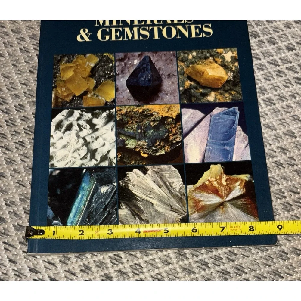 Mineral & Gemstones Vintage Paperback VNR Color Dictionary Mineralogy NonFiction